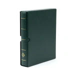 Cartella a 4 anelli OPTIMA F con custodia Verde Leuchtturm 1