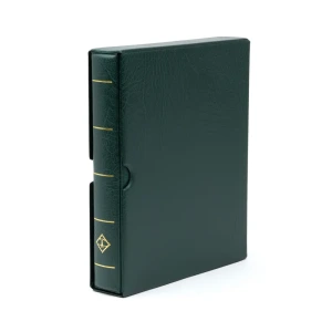 Cartella a 4 anelli OPTIMA F con custodia Verde Leuchtturm 1