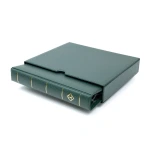 Cartella a 4 anelli OPTIMA F con custodia Verde Leuchtturm 3