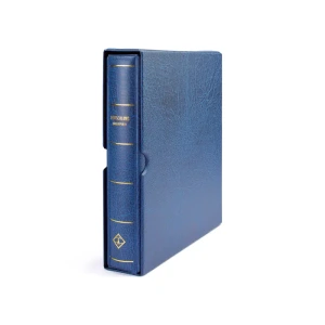 Cartella a barra rotante PERFECT DP TRADIZIONALE intestata con custodia Deutschland Bundesrepublik Blu Leuchtturm 1