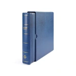Cartella a barra rotante PERFECT DP TRADIZIONALE intestata con custodia Deutschland Bundesrepublik Blu Leuchtturm 2