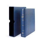 Cartella a barra rotante PERFECT DP TRADIZIONALE intestata con custodia Deutschland Bundesrepublik Blu Leuchtturm 3