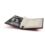 Classificatore BASIC A4 a 16 fogli neri Rosso Leuchtturm 5
