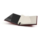 Classificatore BASIC A4 a 16 fogli neri Rosso Leuchtturm 6