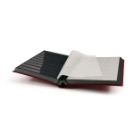 Classificatore BASIC A4 a 32 fogli neri Rosso Leuchtturm 3