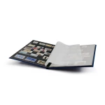 Classificatore BASIC A4 a 8 fogli neri Blu Leuchtturm 5