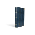 Classificatore COMFORT DELUXE S64 A4 a fogli neri e borchie angolari dorate Blu Leuchtturm 1