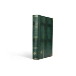 Classificatore COMFORT DELUXE S64 A4 a fogli neri e borchie angolari dorate Verde Leuchtturm 1