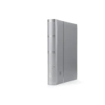 Classificatore COMFORT METALLIC EDITION S64 A4 a 32 fogli neri Argento Leuchtturm 1