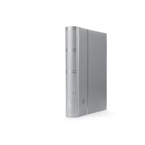Classificatore COMFORT METALLIC EDITION S64 A4 a 32 fogli neri Argento Leuchtturm 1