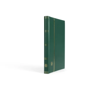 Classificatore in pelle rigenerata PREMIUM S32 A4 a fogli neri senza custodia Verde Leuchtturm 1