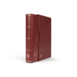 Classificatore in pelle rigenerata PREMIUM S64 A4 a32 fogli neri con custodia Bordeaux Leuchtturm 1