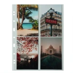Fogli trasparenti GRANDE EASY 2 CT a 4 tasche da 106x150 mm 50 pz. Leuchtturm 3