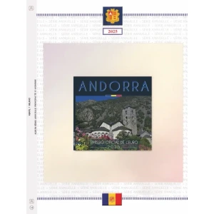 Foglio SERIE DIVISIONALE Andorra 2025 Abafil