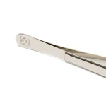 Pinzetta per francobolli LUXUS a punta dritta da 12 cm con astuccio Leuchtturm 4