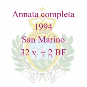1994 Annata completa 32 v. 2 BF San Marino
