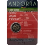 2025 2 Euro Giochi dei Piccoli Stati d Europa FDC in blister Andorra blister 1