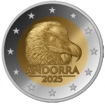 2025 2 Euro L Avvoltoio Barbuto Andorra