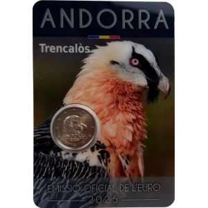 2025 2 Euro L Avvoltoio Barbuto FDC in blister Andorra blister 1