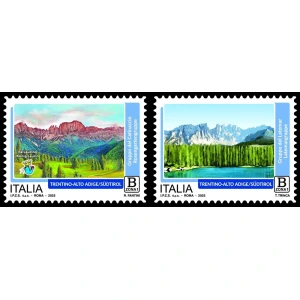 2025 Turistica XLXI serie Trentino Alto Adige bilingue 2 v. Italia.