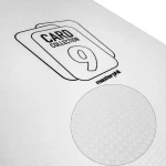 Cartella a 4 anelli CARD COLLECTION 9 senza custodia vuota Bianca effetto carbonio Master Phil 3