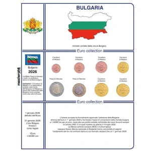 Inserto per serie Euro Bulgaria 2026 Master Phil