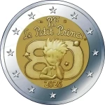 2026 2 Euro Il Piccolo Principe FDC in coin card Francia