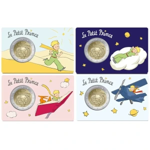 2026 2 Euro Il Piccolo Principe FDC in coin card Francia fronte