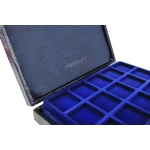 COFANETTO MINI con 2 vassoi in velluto blu a scelta Master Phil 2