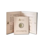 2025 2 Euro Sede Vacante MMXXV FDC in folder Vaticano 2