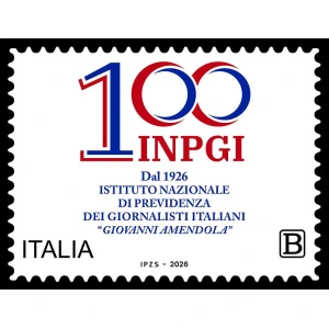 2026 100° dell Istituto Nazionale di Previdenza dei Giornalisti Italiani 1 v. Italia