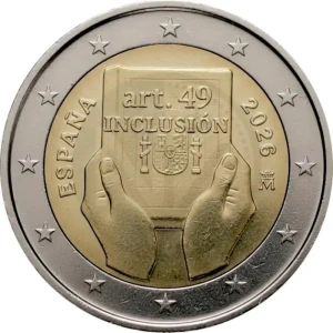 2026 2 Euro Articolo 49 Inclusione Spagna