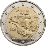 2026 2 Euro La Valletta Malta