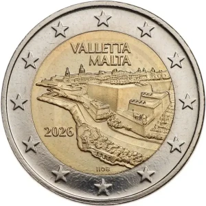 2026 2 Euro La Valletta Malta