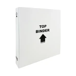 Cartella a 4 anelli TOP BINDER color carbonio senza custodia vuota Master Phil 1