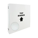 Cartella a 4 anelli TOP BINDER color carbonio senza custodia vuota Master Phil 2