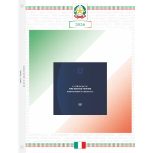 Foglio SERIE DIVISIONALE con argento ITALIA 2026 Abafil