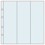 Inserti trasparenti BOOKMARK a 3 tasche verticali Master Phil