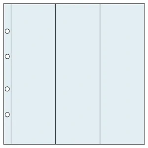 Inserti trasparenti BOOKMARK a 3 tasche verticali Master Phil