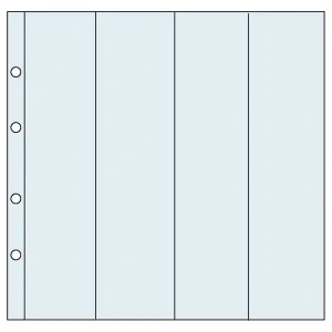 Inserti trasparenti BOOKMARK a 4 tasche verticali Master Phil