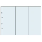 Inserti trasparenti SCRIVIMI a 3 tasche verticali per penne in blister Master Phil 2