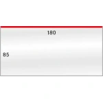BUSTE PROTETTIVE trasparenti da 180x85 mm apertura dall alto 50 pz. Lindner 1