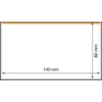 Buste protettive BASIC 140 da 140x80 mm 50 pz. Leuchtturm 1