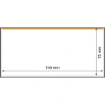 Buste protettive BASIC 158 da 158x75 mm 50 pz. Leuchtturm 1