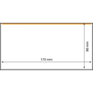 Buste protettive BASIC 170 da 170x86 mm 50 pz. Leuchtturm 1