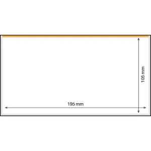 Buste protettive BASIC 195 da 195x105 mm 50 pz. Leuchtturm 1