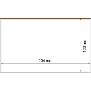 Buste protettive BASIC 204 da 204x123 mm 50 pz. Leuchtturm 1