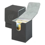 DECK BOX robusto con rivestimento in tessuto Nero Lindner 1