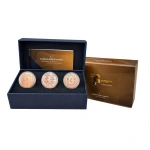 ITALIA SAN MARINO VATICANO 2026 Trittico da 0 75 Euro in rame CANTICO DELLE CREATURE FDC in cofanetto 1