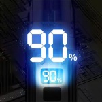 Lampada UV ricaricabile a onde lunghe con torcia a luce LED bianca e calda Lindner 6